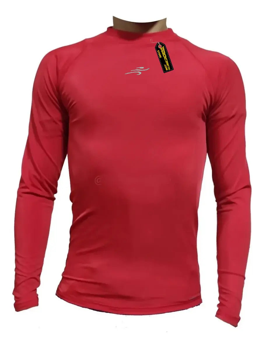 Buzo Deportivo Camiseta Larga Slim Fit Gym Lycra Fria Uv