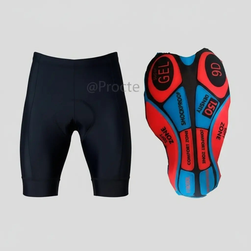 Lycra Corta Ciclismo Proteccion Con Badana Gel Uniforme Bici