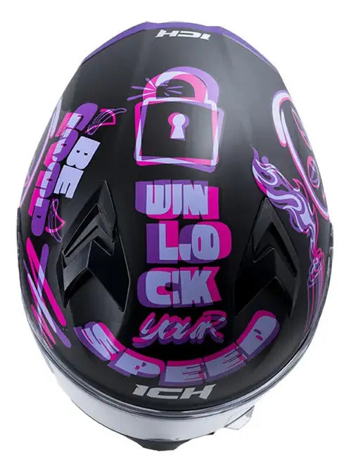 Casco Ich 503 Mujer Hombre Diseño Integral Certificado