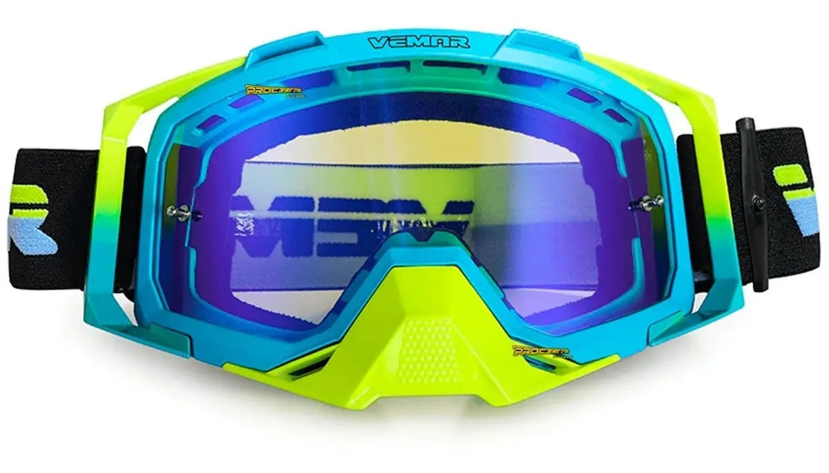 Gafas Vemar Moto Cross Original Funda Y Repuesto