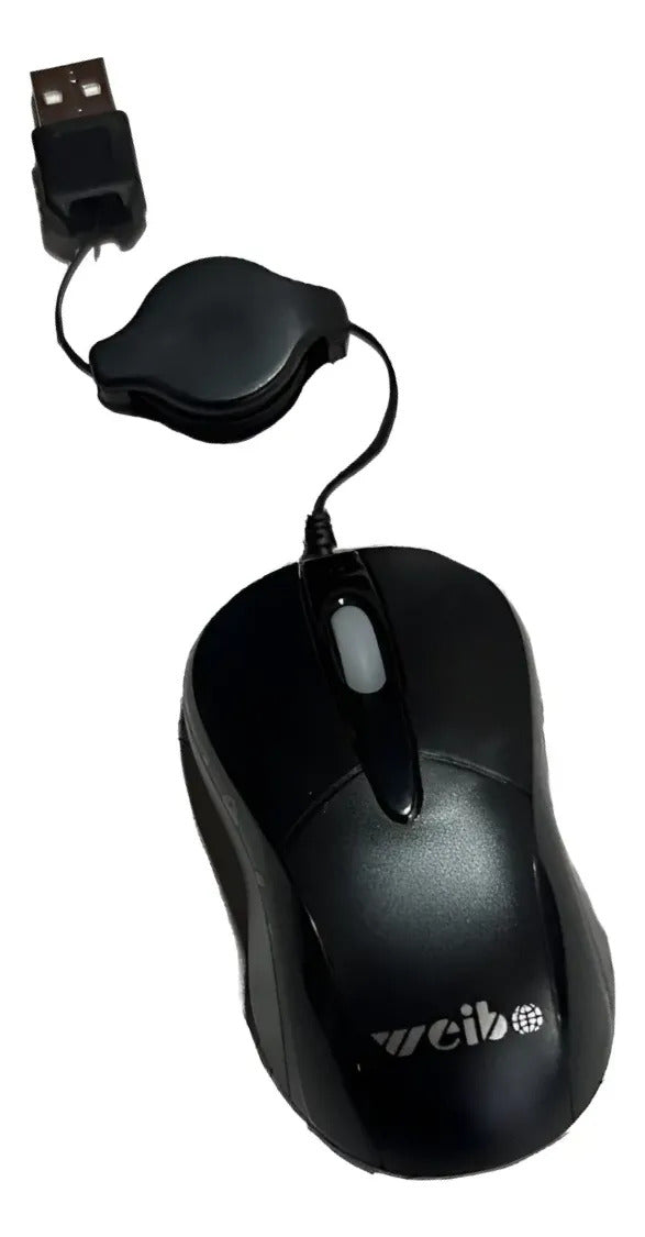Mouse Mini Inalambrico Retráctil Weibo Traveler