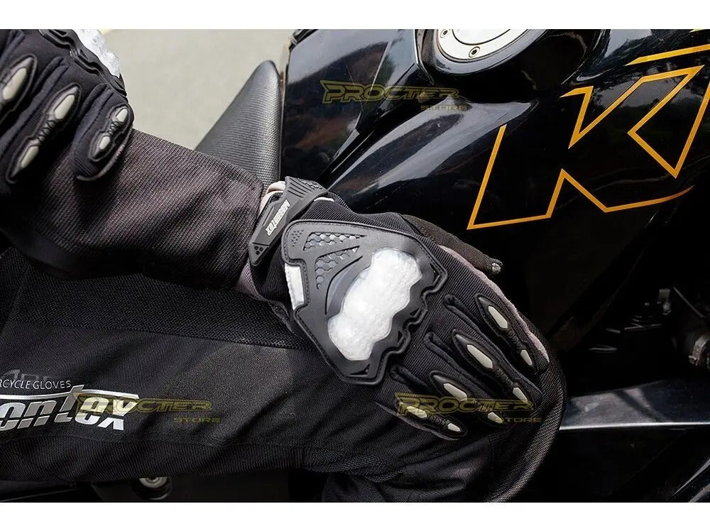 Guantes Moto Proteccion Nudillos Y Palma Forro Suave