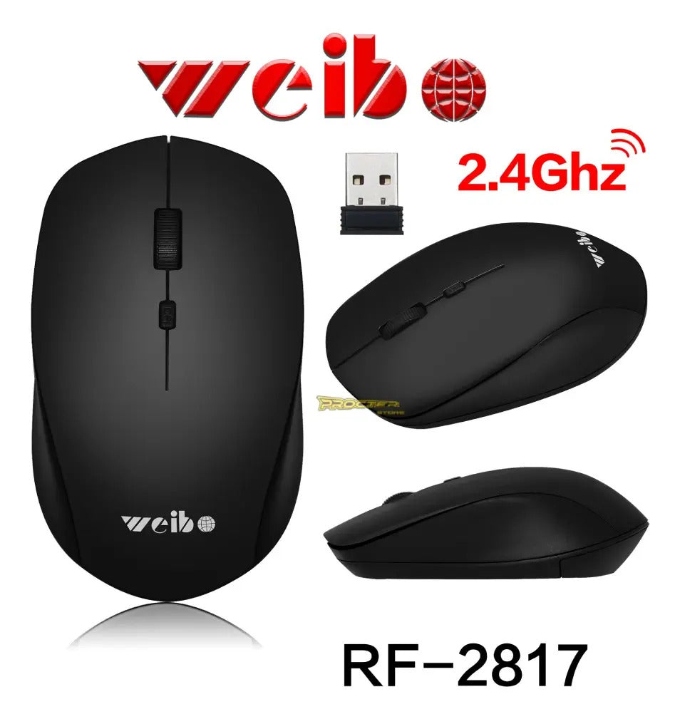 Mouse Inalambrico Usb Raton Weibo Alta Precisión Oficina