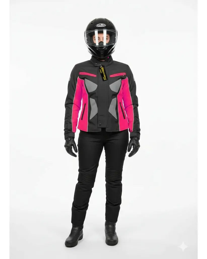 Chaqueta Para Motociclistas Dotacion Protecciones Reflectiva