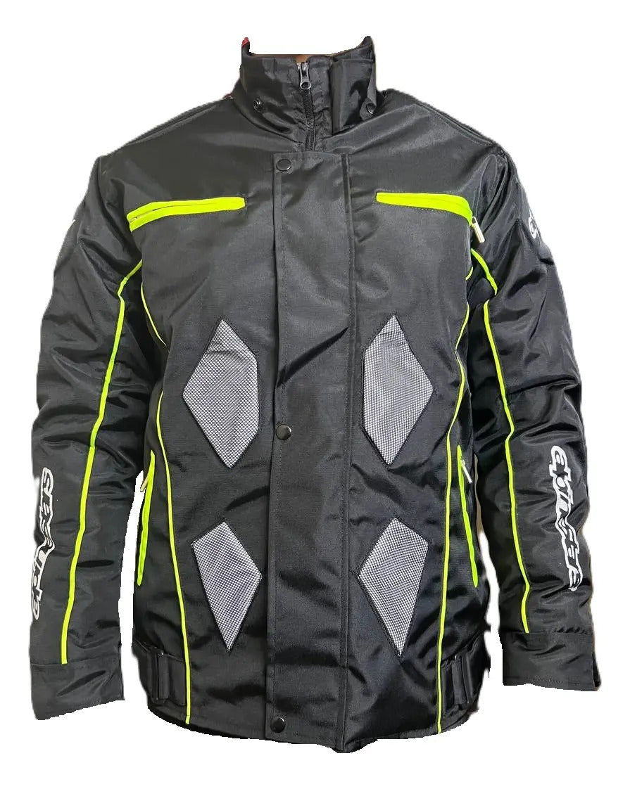 Chaqueta Para Motociclistas Dotacion Protecciones Reflectiva