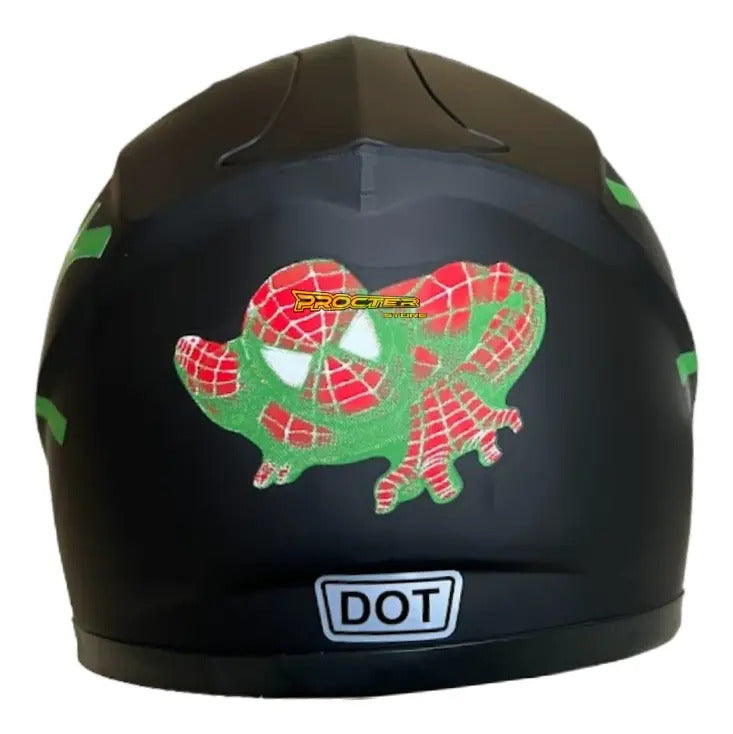 Casco Integral Para Niños Cerrado Kart Bicicleta Deportes