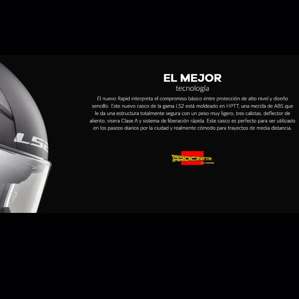 Casco Ls2 Negro Mate 353 Certificado Integral