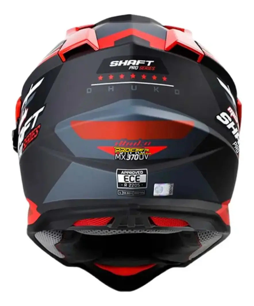 Casco Shaft Pro Mx-370dv Multipropósito Dhuko Certificado