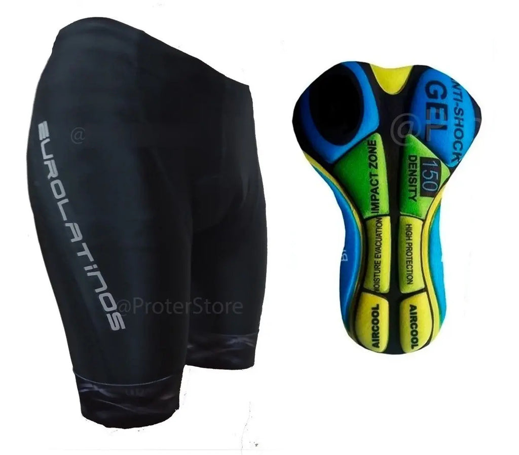 Lycra Corta Con Badana Gel Ciclismo Mtb Ruta Hombre Original