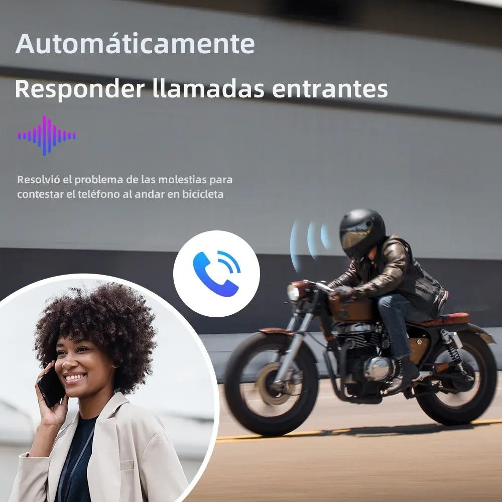 Audifono Bluetooth De Casco Moto Microfono