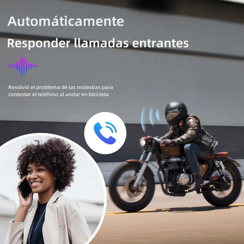 Audifono Bluetooth De Casco Moto Microfono