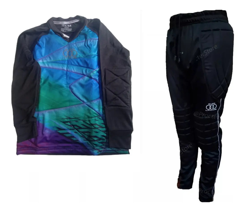 Conjunto Arquero Niño Pantalon Y Buzo Portero Uniforme