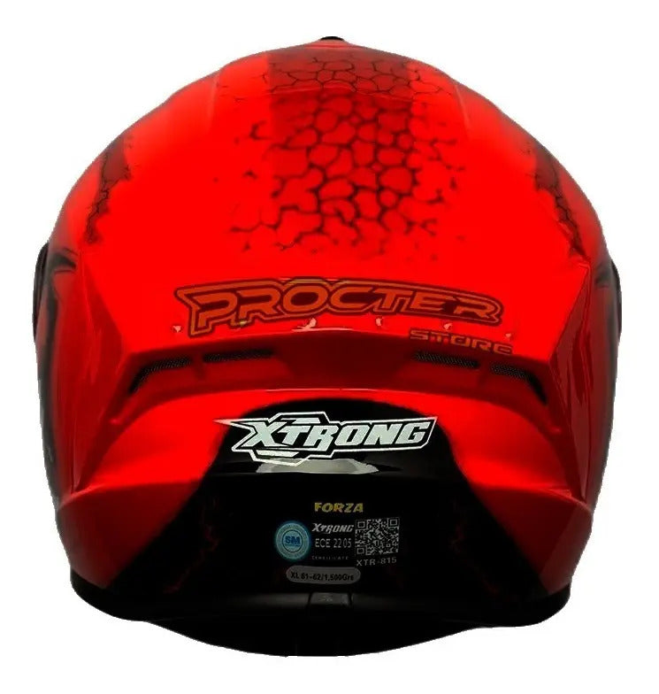Casco Integral Para Moto Certificado Hombre Mujer Xtrong