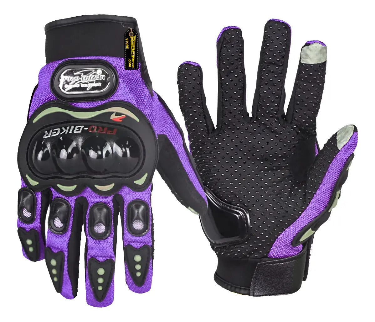 Guantes Moto Ciclista Con Proteccion En Nudillos Y En Palmas
