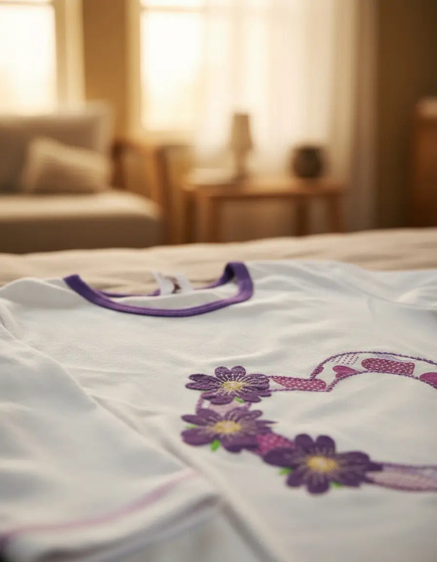 Pijamas Niña Algodón Con Dibujos En Relieve Tallas 6-12