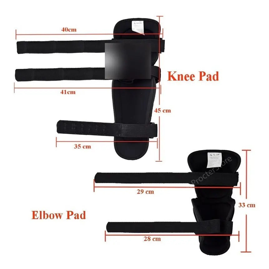 Kit Rodilleras + Coderas De Proteccion Moto + Envio