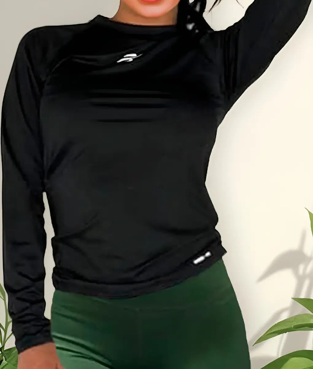 Buzo Fit Deportivo Dama Protección Solar Lycra Compresion
