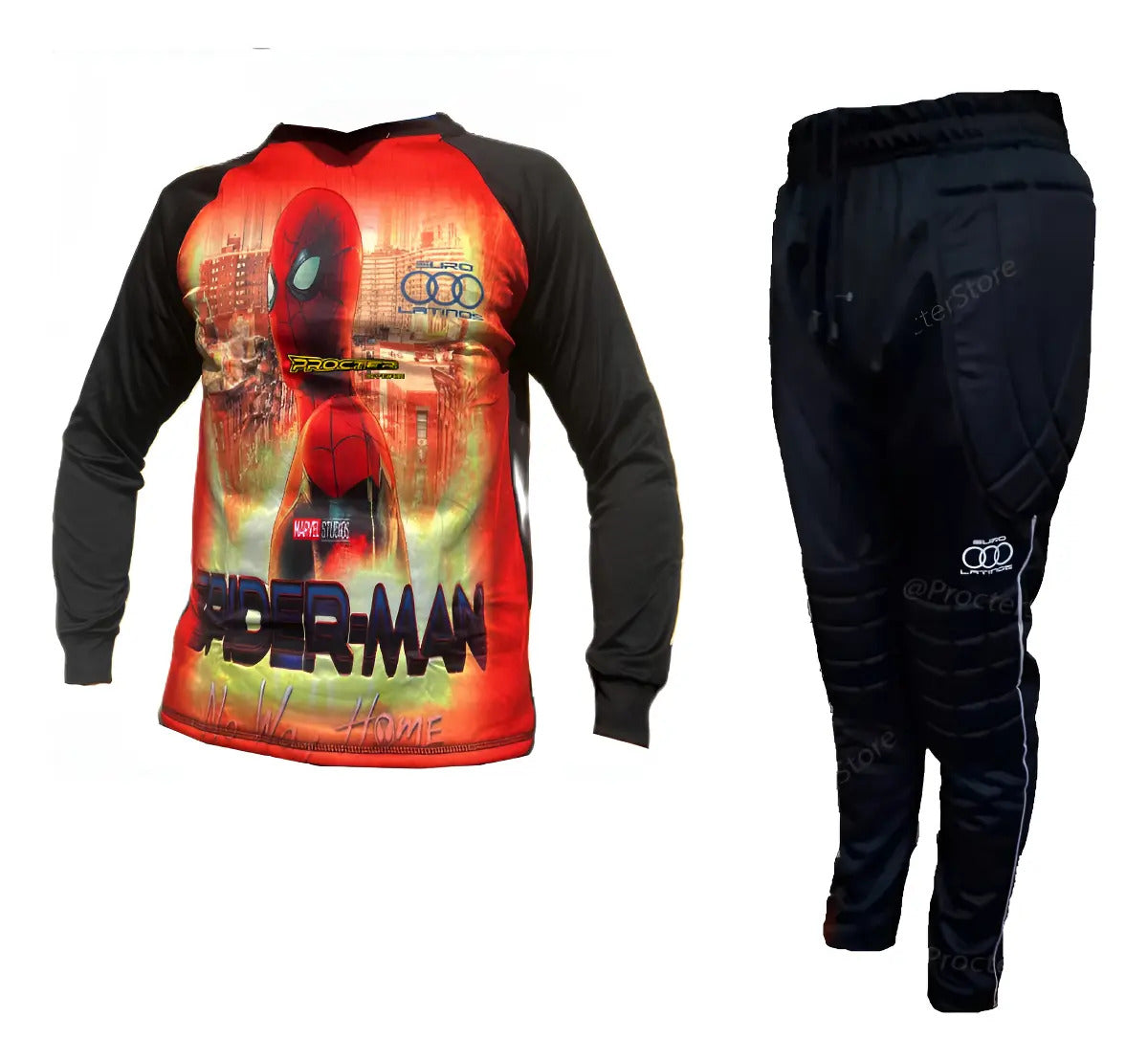 Conjunto Arquero Niño Pantalon Y Buzo Portero Uniforme