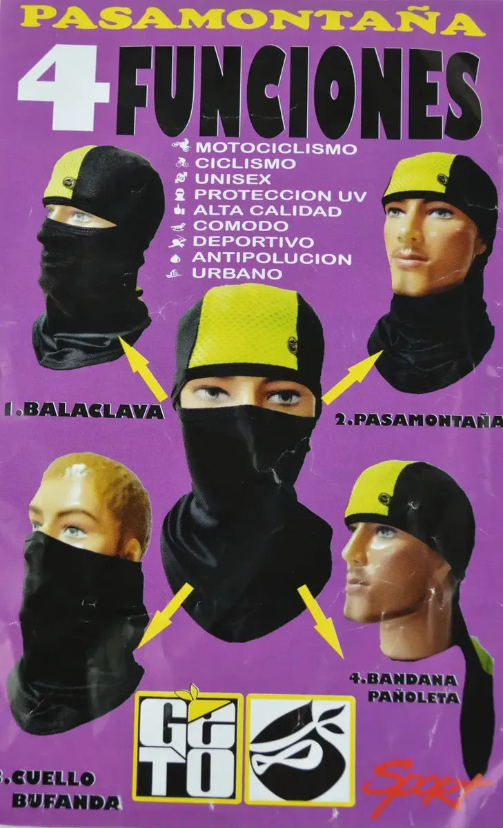 Balaclava Multifuncional Deportes Proteccion Uv