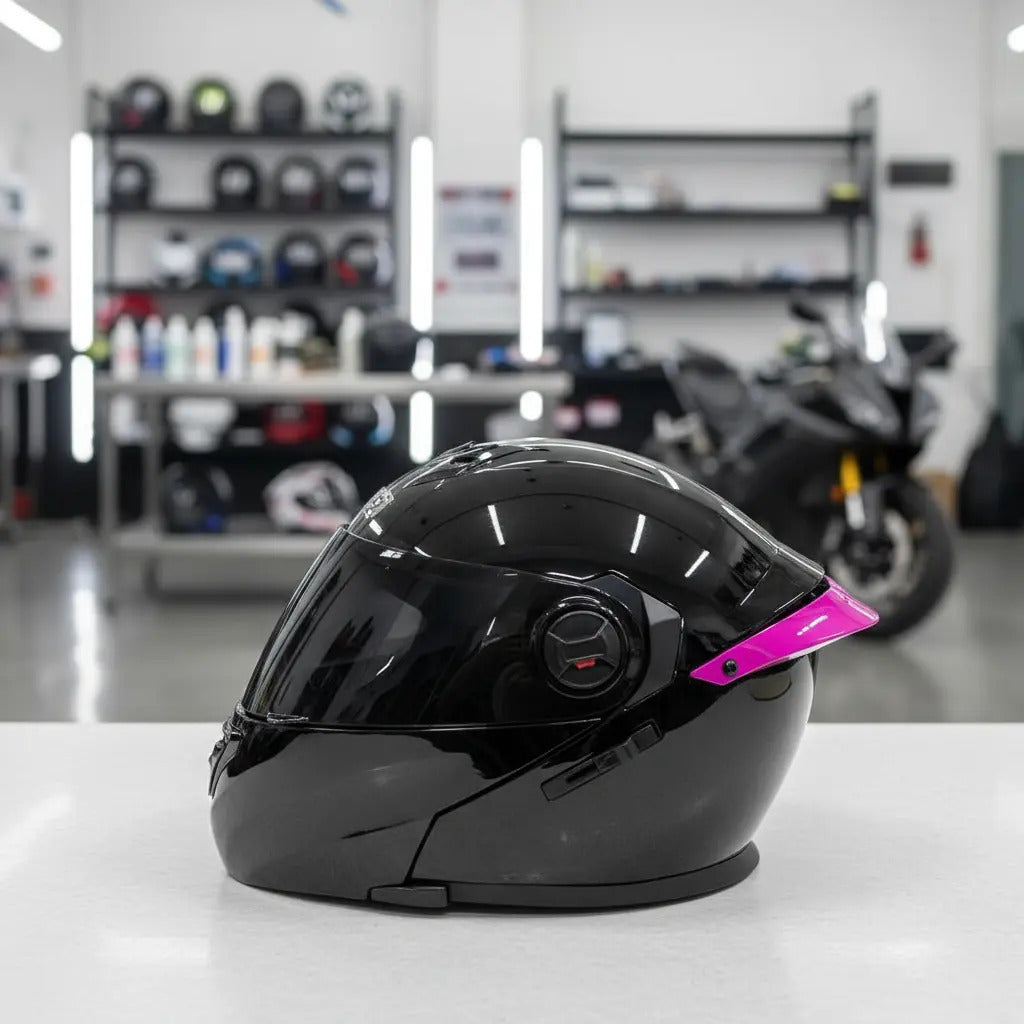 Casco Abatible Certificado Mujer Hombre Xecuro Doble Visor