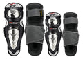 Rodilleras Canilleras Metalizada Con Coderas Kit Proteccion