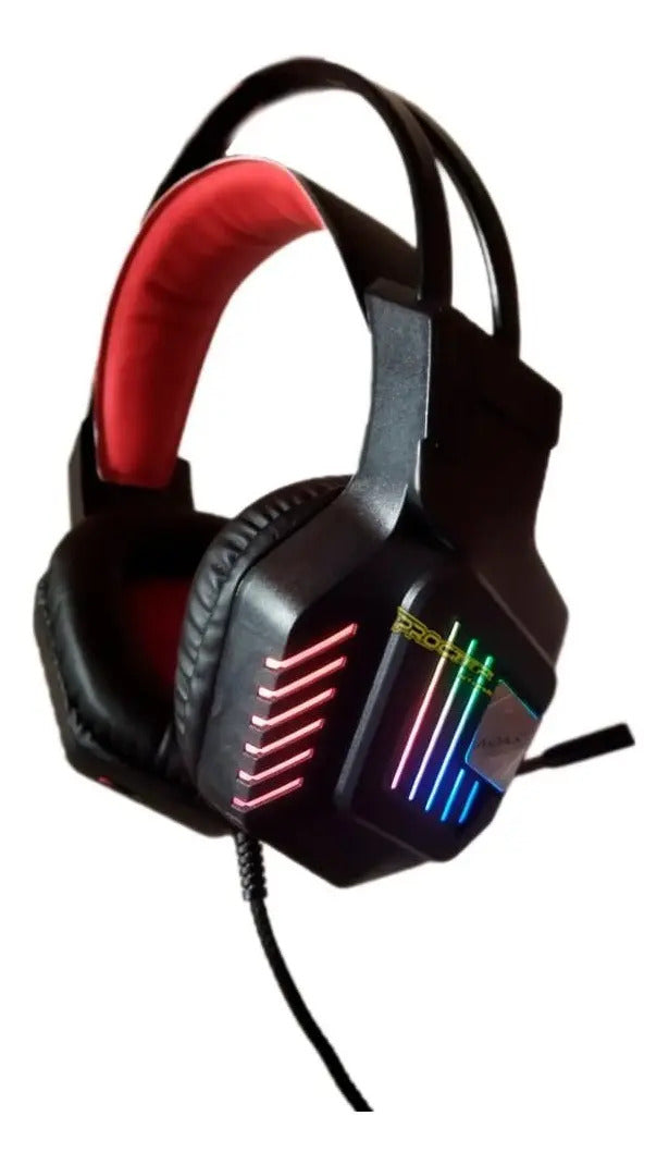 Audifonos Con Microfono Diadema Gamer As 80 Rgb Iluminado