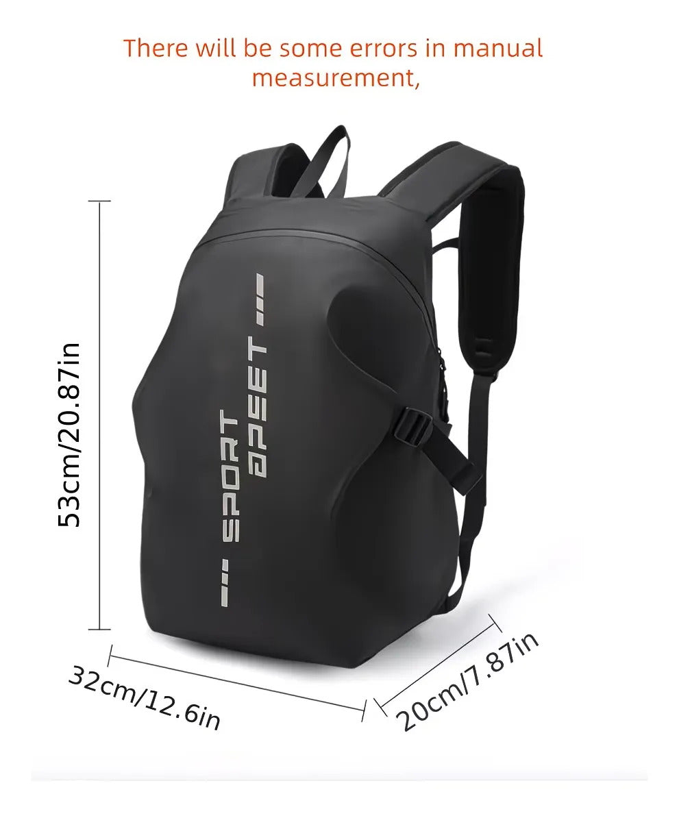 Morral Para Moto Aerodinámico Porta Casco Semi Impermeable