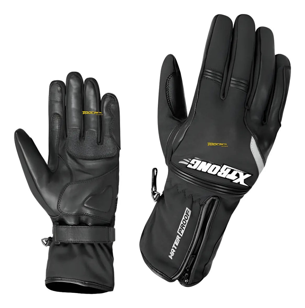 Guantes Caña Larga Térmicos Reflectivo Impermeable Cuero