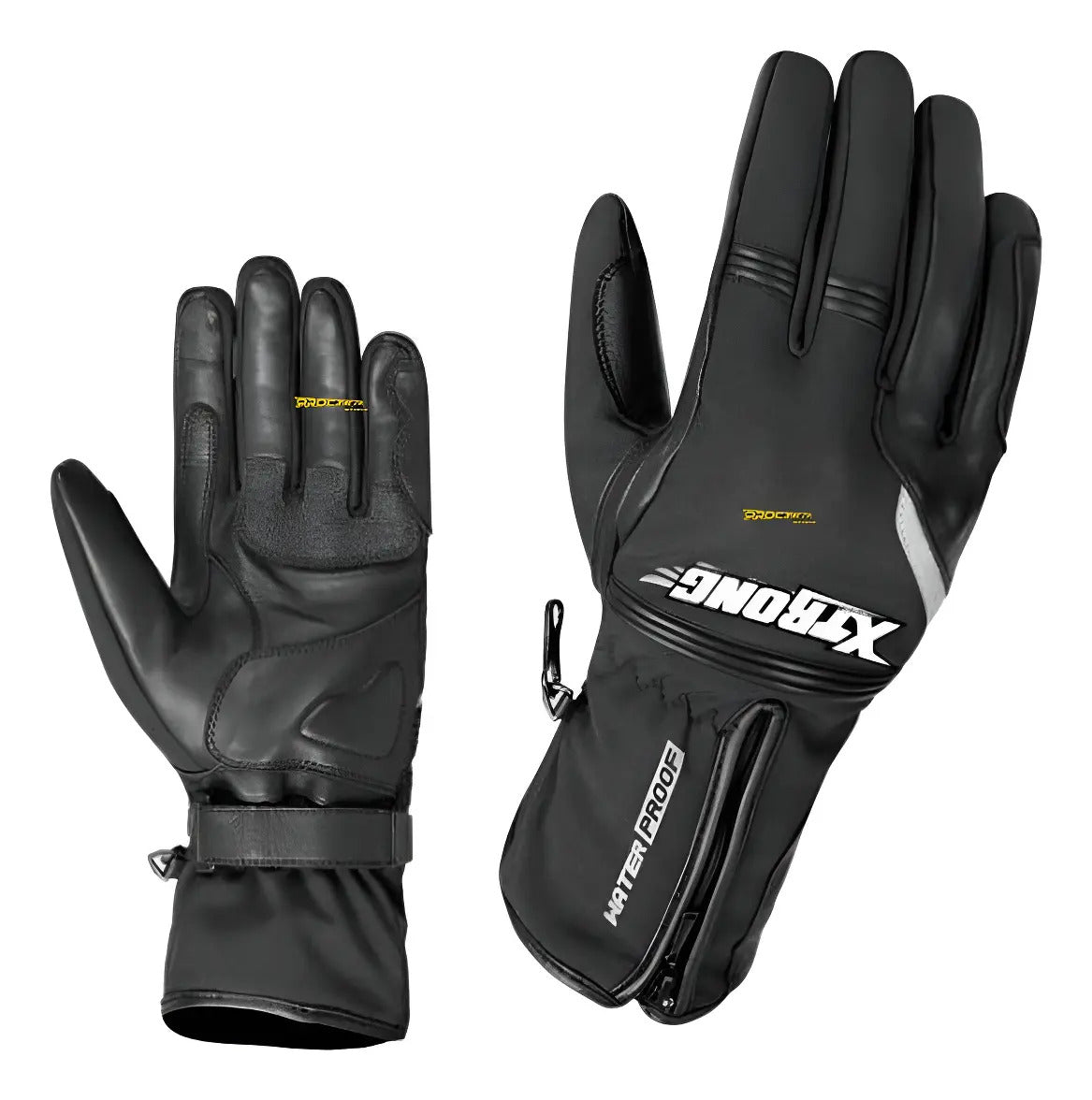 Guantes Caña Larga Térmicos Reflectivo Impermeable Cuero