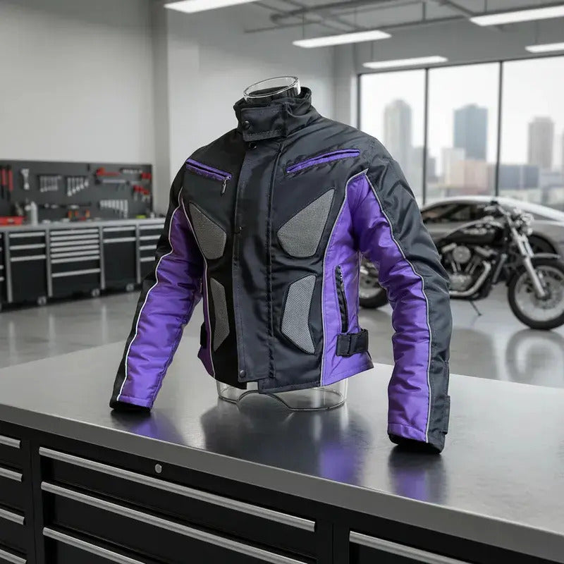 Chaqueta Para Motociclistas Dotacion Protecciones Reflectiva