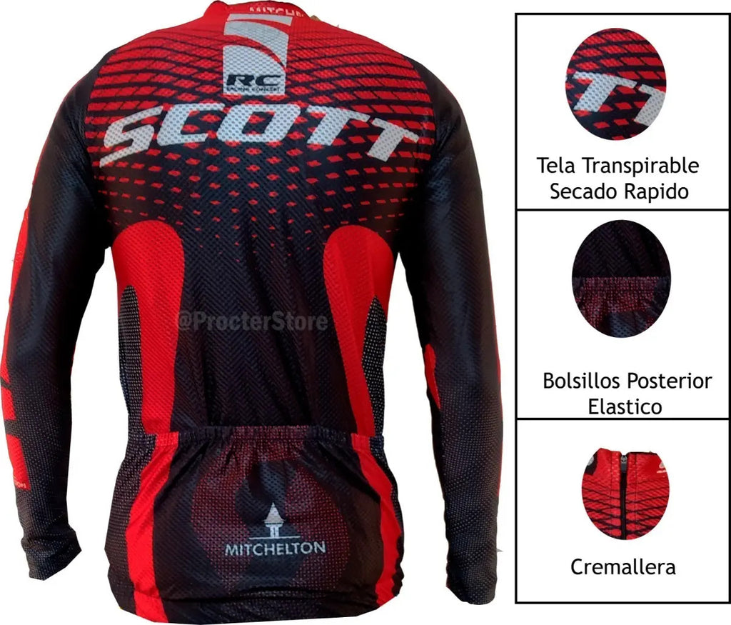 Camisa Camiseta Jersey Ciclismo Manga Larga Ruta Bici Licra