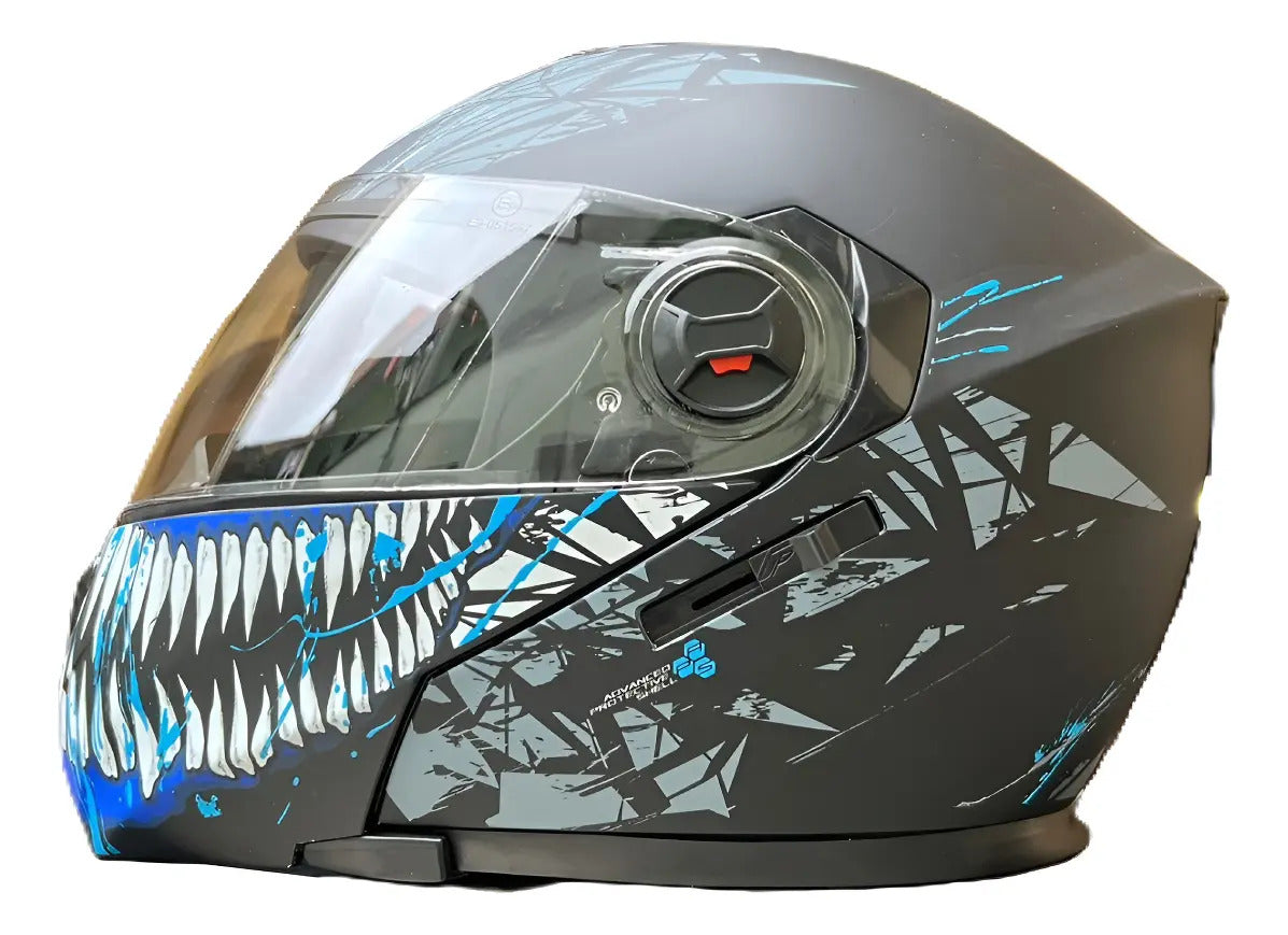 Casco Abatible Certificado Mujer Hombre Xecuro Doble Visor