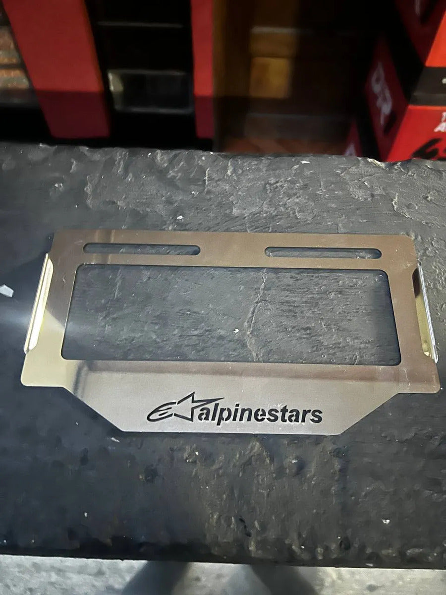 Porta Placa Protector Acero Inoxidable Varias Marcas