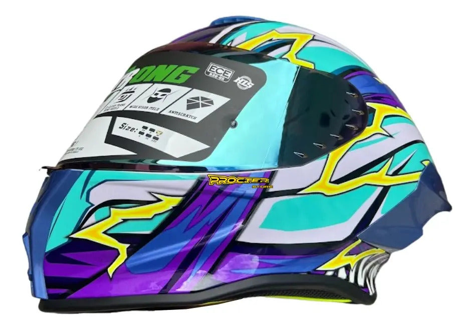 Casco Certificado Integral Xtrong Deportivo Visor Procter