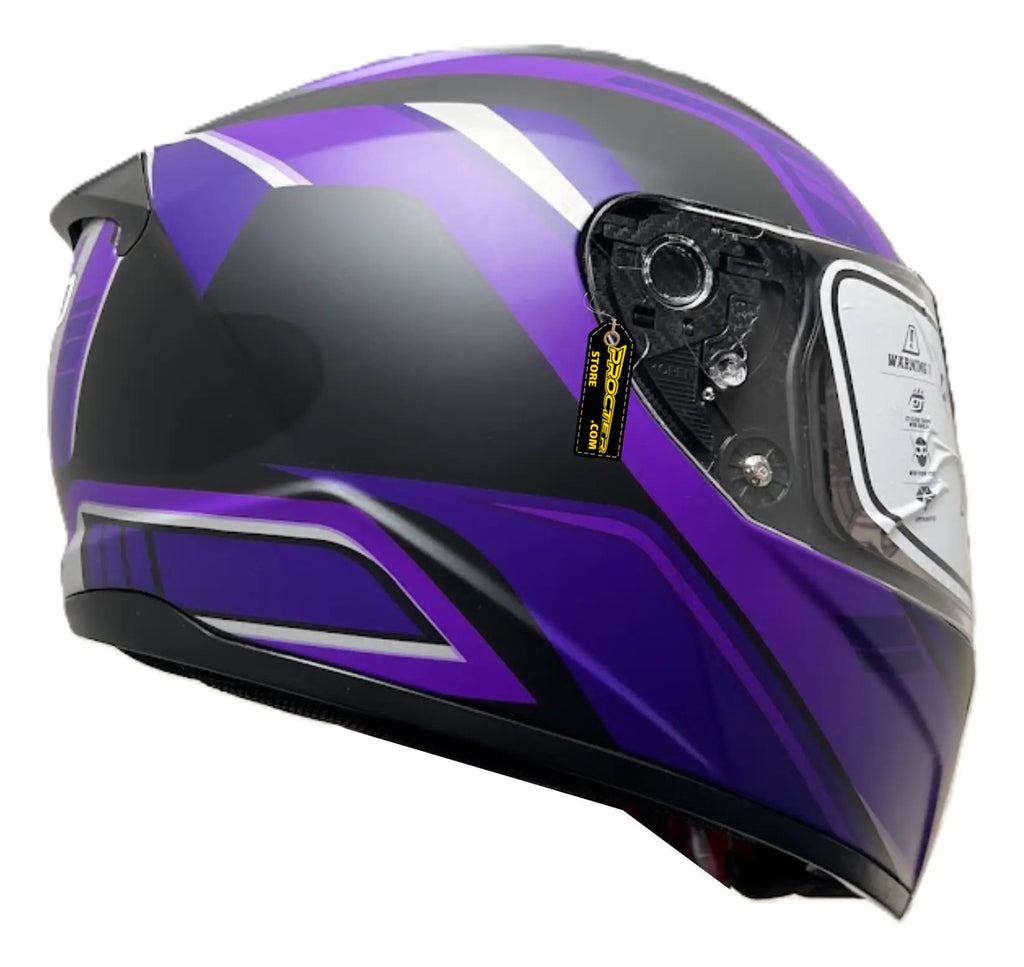 Casco Integral Moto Xecuro Doble Visor Certificado Gafas