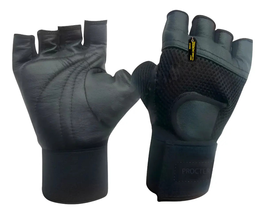 Guantes Para Gimnasio Gym Con Muñequera Hombre Deporte Pesas