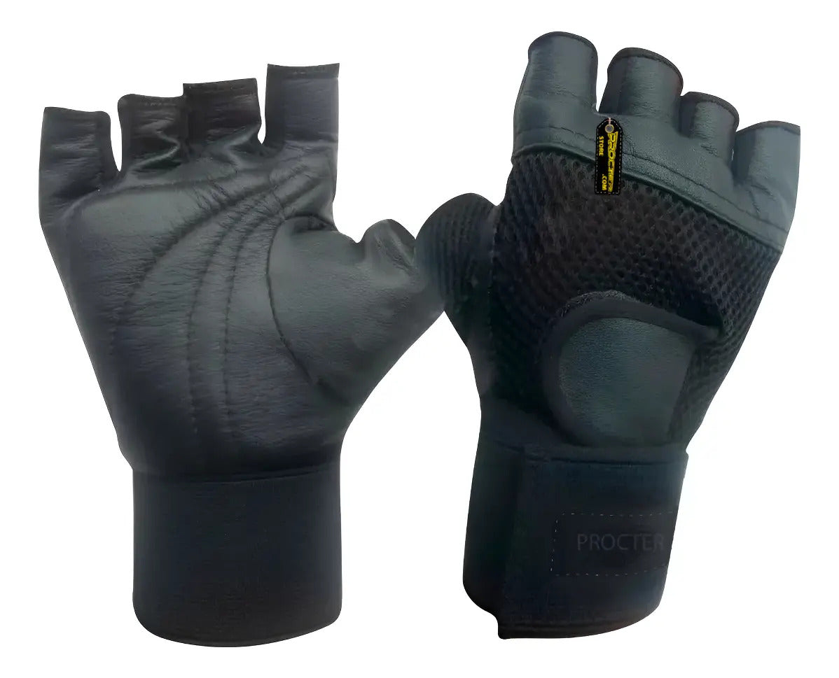 Guantes Para Gimnasio Gym Con Muñequera Hombre Deporte Pesas