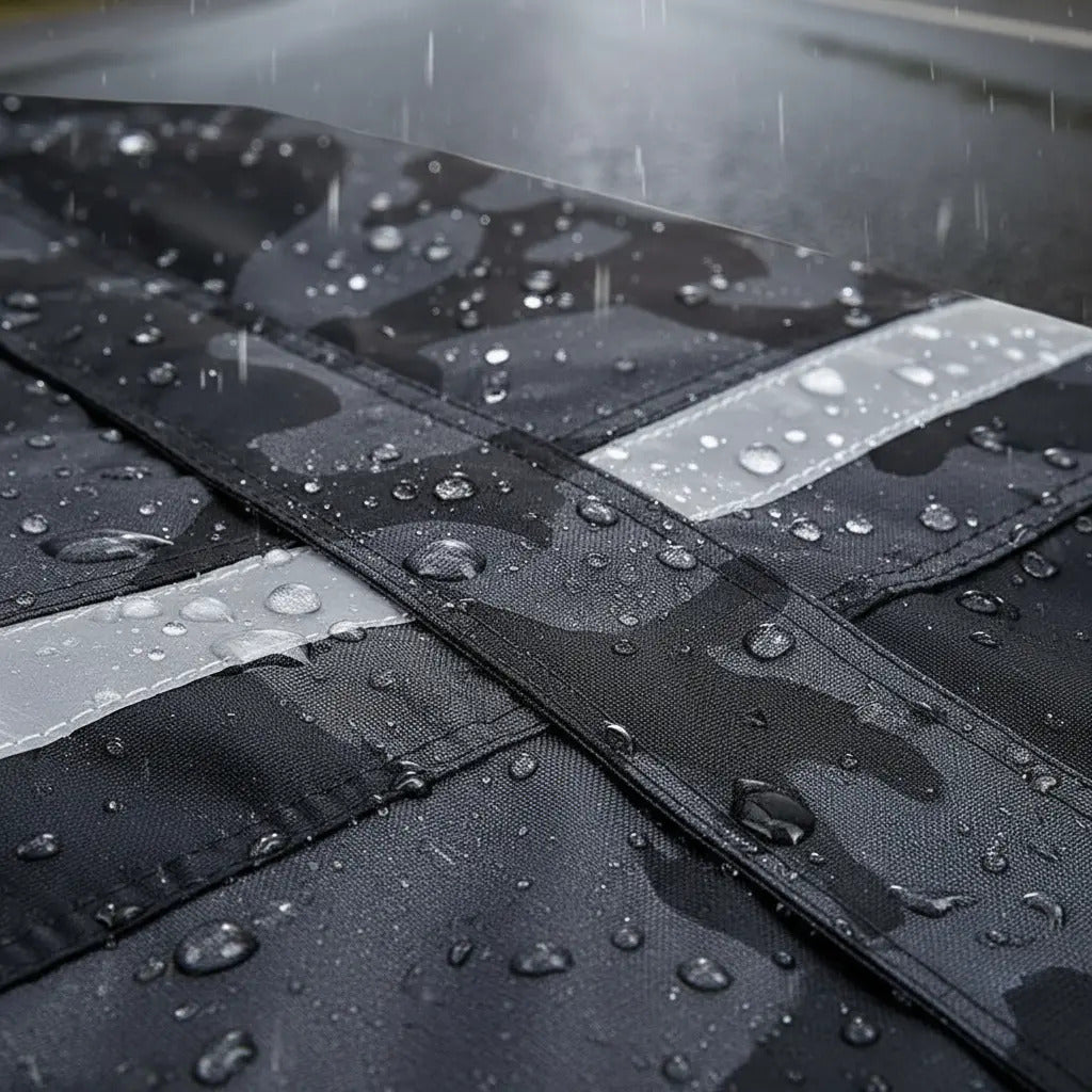 Impermeable Tipo Sudadera Camuflado Con Capota Y Estuche