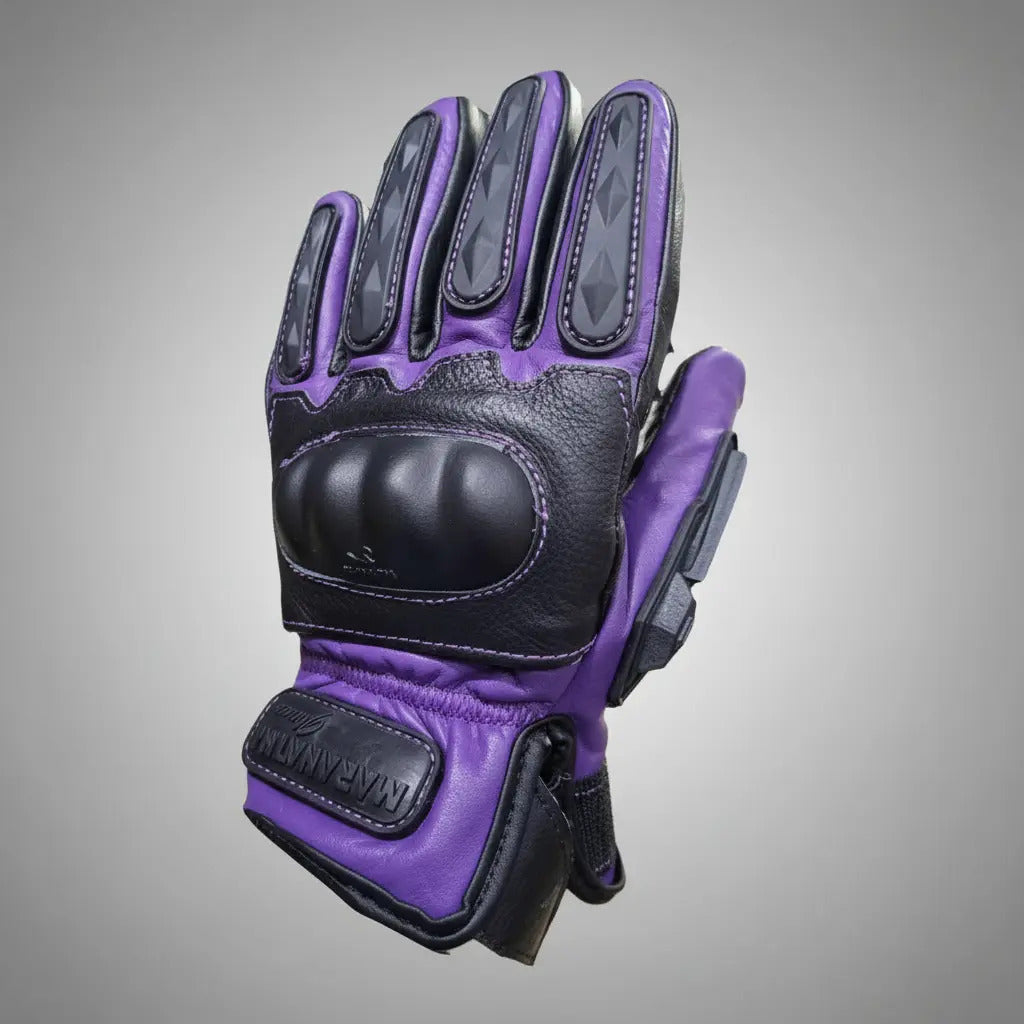 Guantes 100% Cuero Para Moto Con Protecciones Y Térmicos