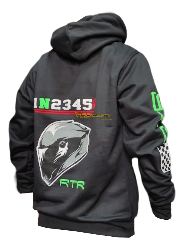 Buzo Hoodie Motero Buzo Con Capota Ktm Pulsar Honda