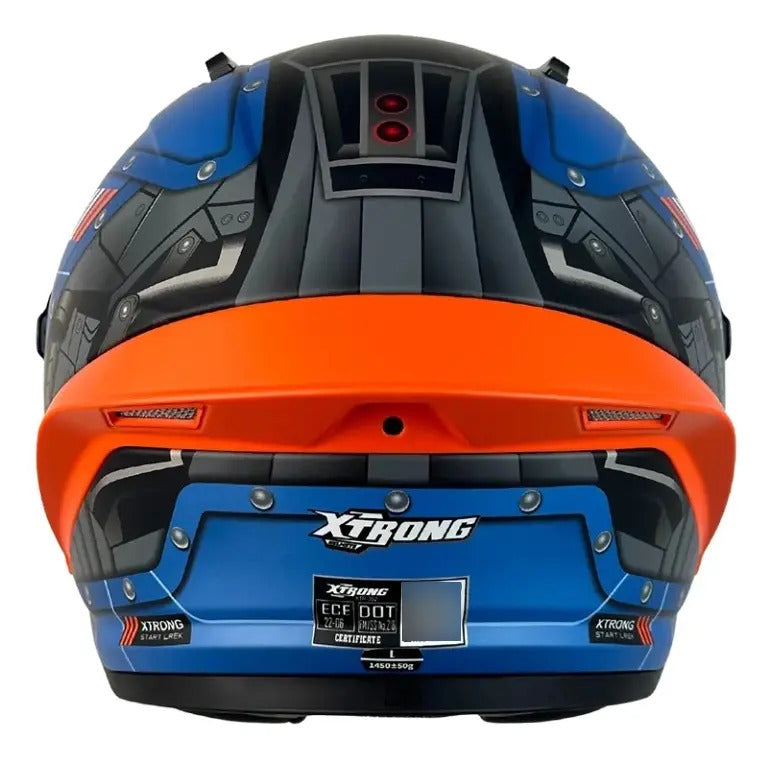 Casco Xtrong Integral Visor Magnetico Deportivo Certificado