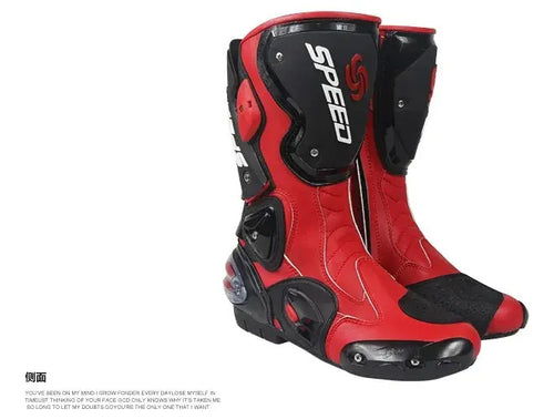 Botas Speed Con Protecciones Moto Montero Velocidad