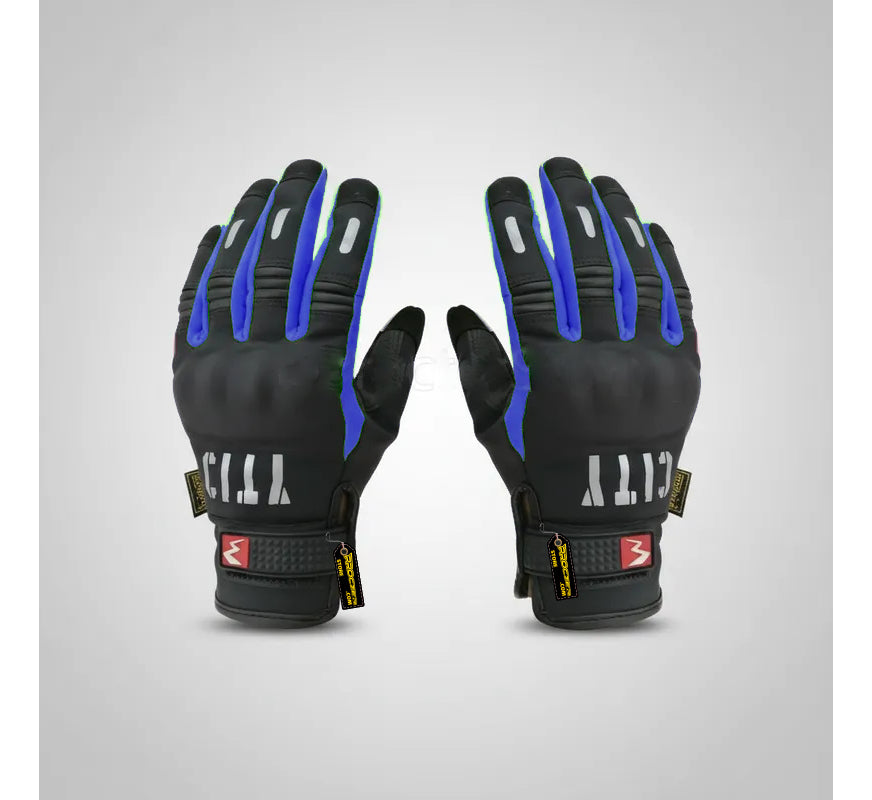 Guantes City Táctiles Termicos Con Reflectivo Moto Bici