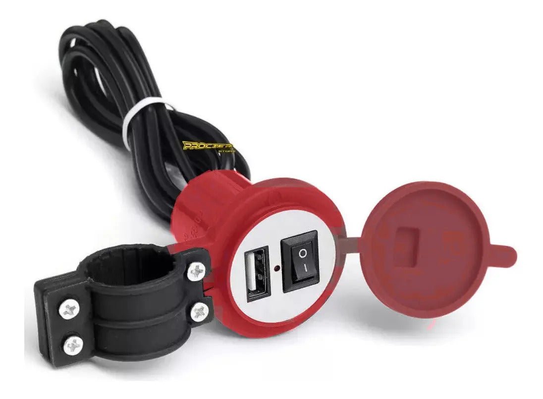 Cargador Celular 1 Puerto Usb Moto Switch Gps