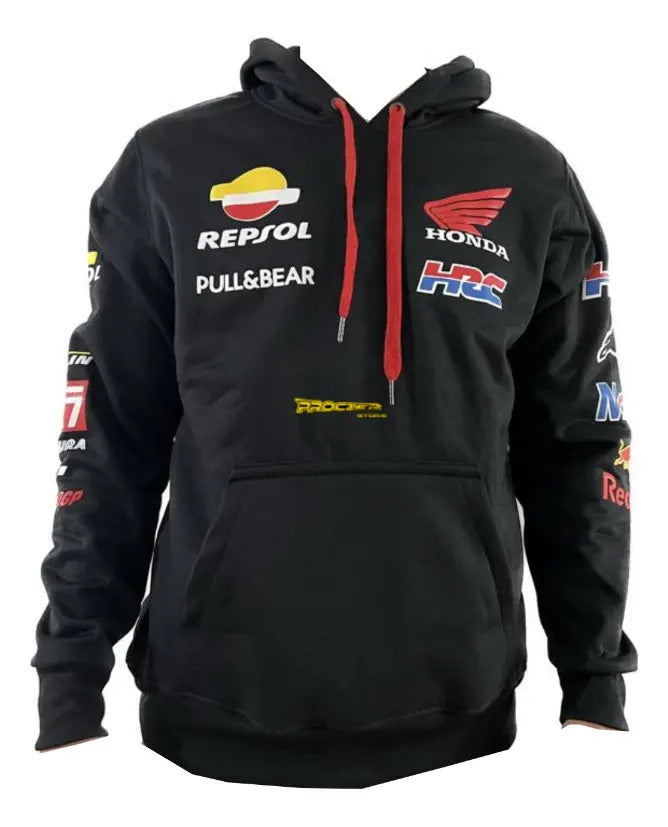 Buzo Hoodie Motero Buzo Con Capota Ktm Pulsar Honda