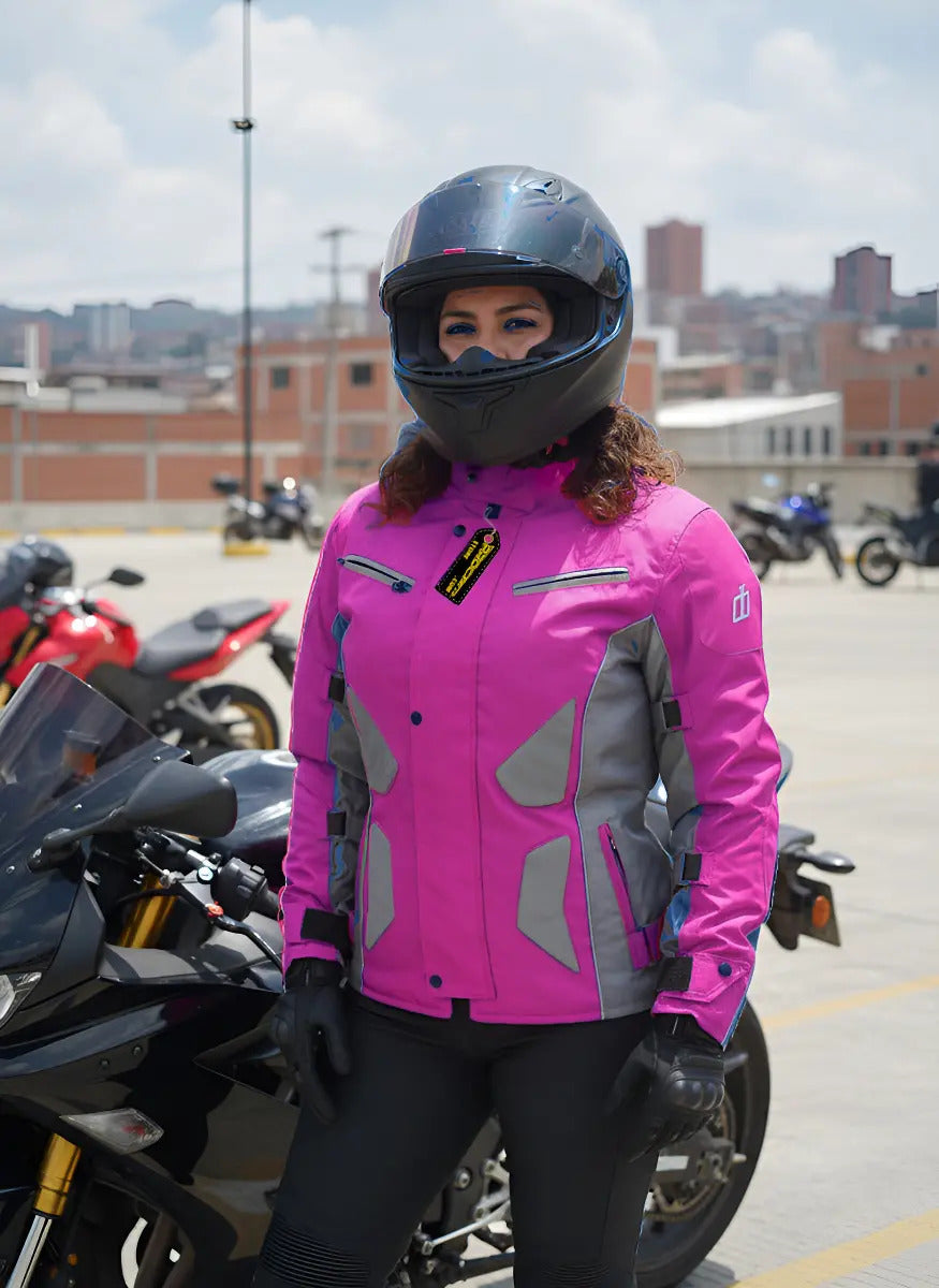 Chaqueta Para Motociclistas Dotacion Protecciones Reflectiva