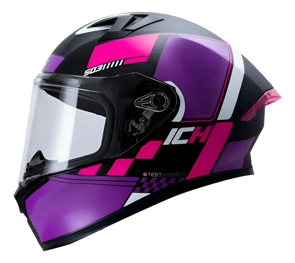 Casco Ich 503 Mujer Hombre Diseño Integral Certificado