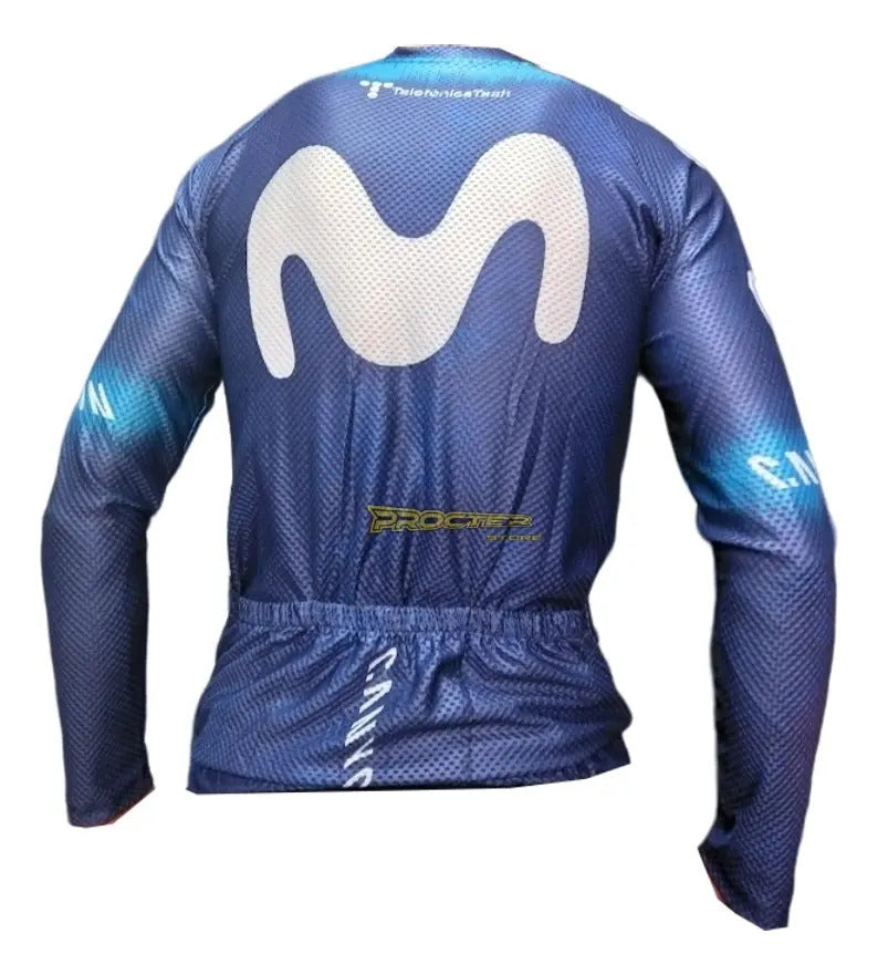 Camisa Camiseta Jersey Ciclismo Manga Larga Ruta Bici Licra