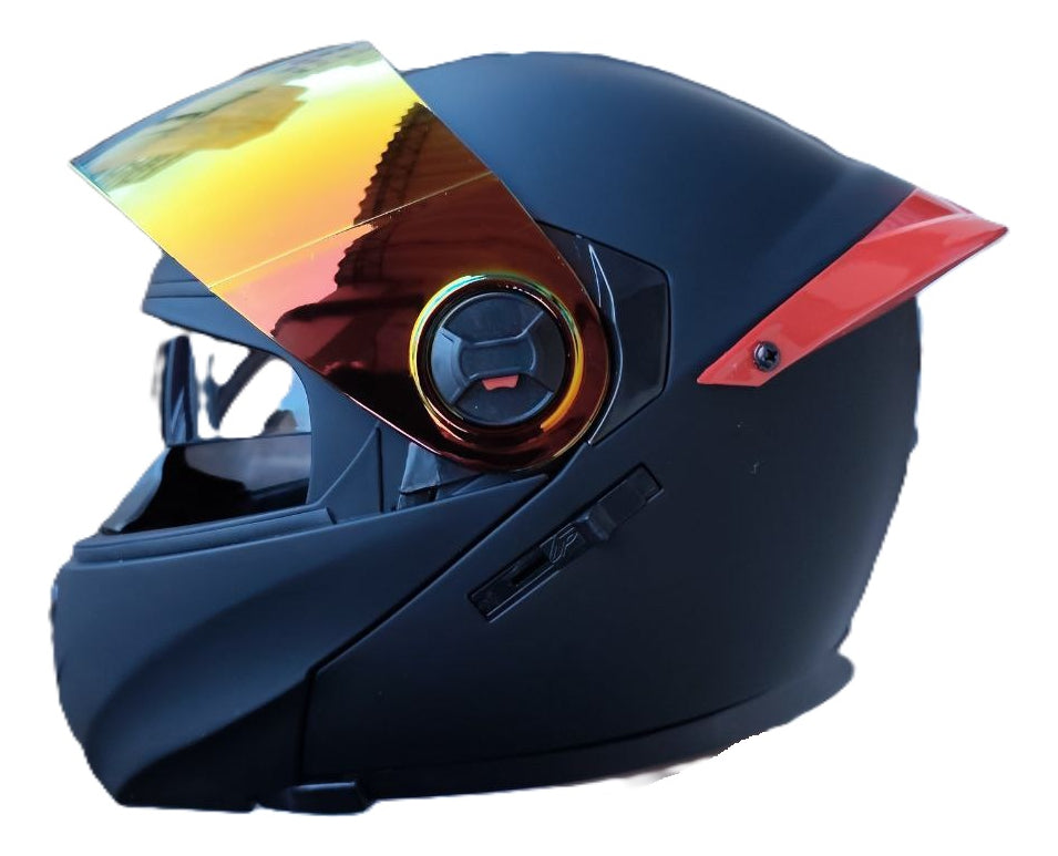 Casco Abatible Certificado Mujer Hombre Xecuro Doble Visor