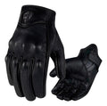 Guantes Icon Pursuit En Cuero Moto Protección Unisex